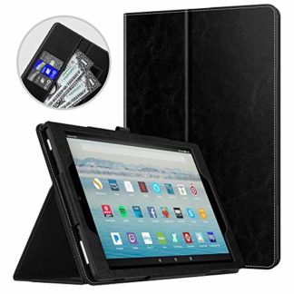 Charcoal Black Fire HD 10 Tablet Case 7th Generation, 2017 Release 